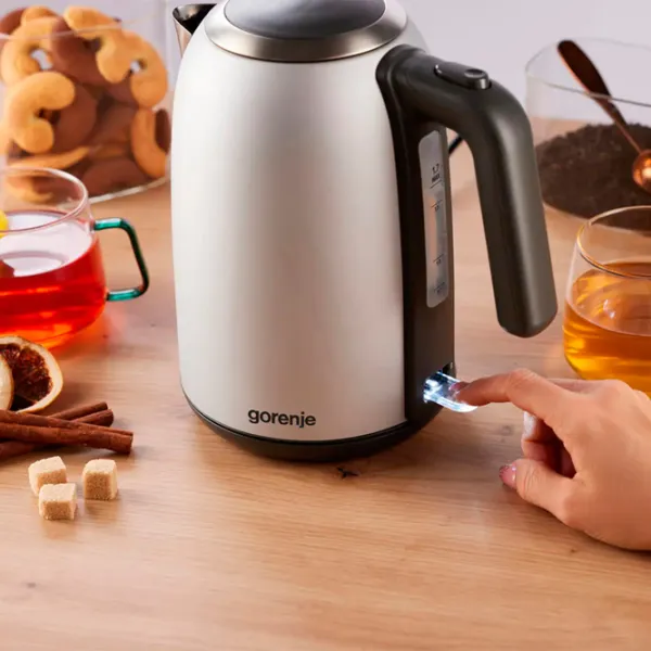 Электрочайник Gorenje K17OGR 1.7л / Скрытый / Серый photo 5