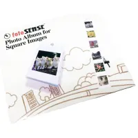 Hârtie foto pentru imprimante Instax SQUARE / / White photo 3