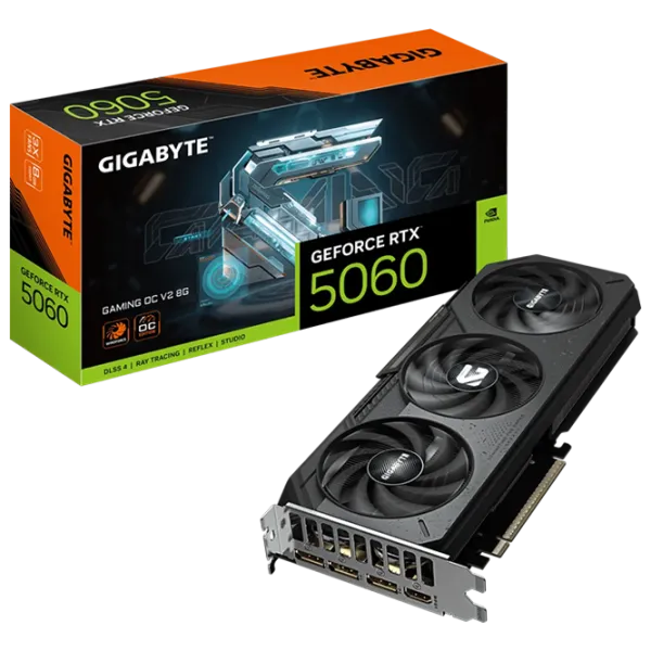 Placă video Gigabyte GeForce RTX5060 GAMING OC V2 PCI Express x8 5.0 / 8 GB photo 9