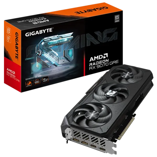 Placă video Gigabyte Radeon RX 9070 GRE GAMING OC PCI Express x8 5.0 / 12 GB photo 9