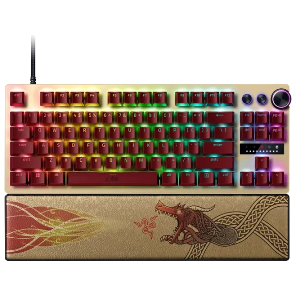 Клавиатура Razer Huntsman V3 Pro TKL CS2 Проводная / Бежевый photo 1