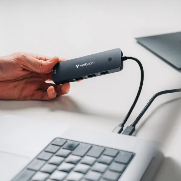 Adaptor Verbatim USB-C Pro USB Type-C / Gray photo 2