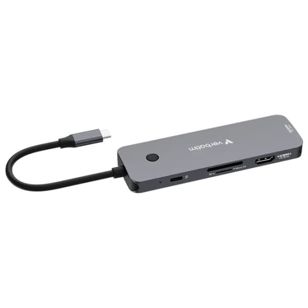 Adaptor Verbatim USB-C Pro USB Type-C / Gray photo 3
