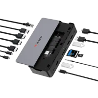 Adaptor Verbatim USB-C Pro USB Type-C / Gray photo 2
