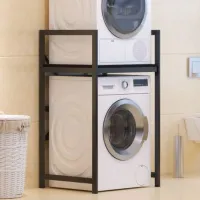 Dulap pentru mașini de spălat Hanah Home C7 PAL / Black photo 2