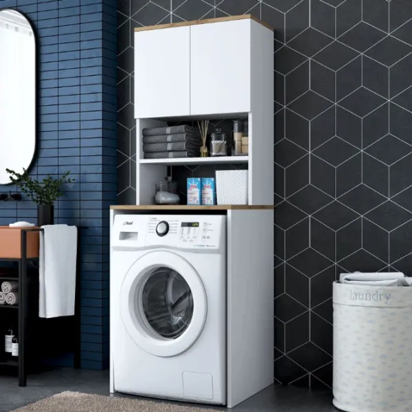 Dulap pentru mașini de spălat Rani KD101 PAL / Oak White photo 6
