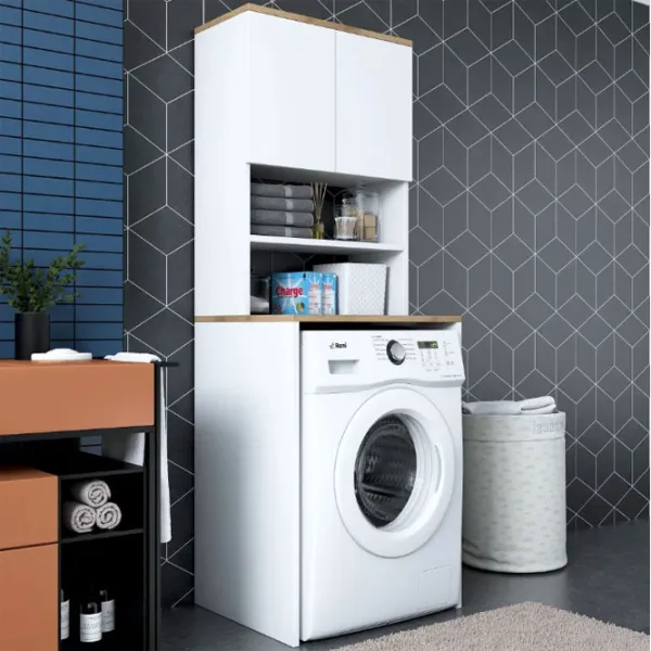 Dulap pentru mașini de spălat Rani KD101 PAL / Oak White photo 8