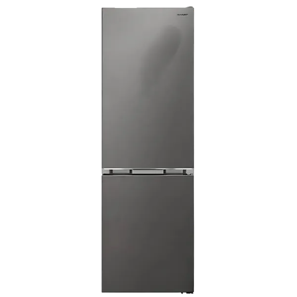 Frigider SHARP SJ-FBA09DMXPE-EU cu congelator jos 295 l / 185 cm / Inox photo 1