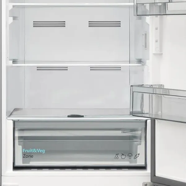 Frigider SHARP SJ-NBA11DMXPE-EU cu congelator jos 331 l / 185 cm / Inox photo 3