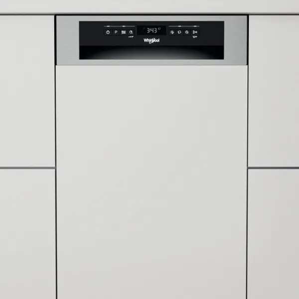 Mașină de spălat vase Whirlpool WSBO 3O34 PF X Îngustă / Inox photo 2
