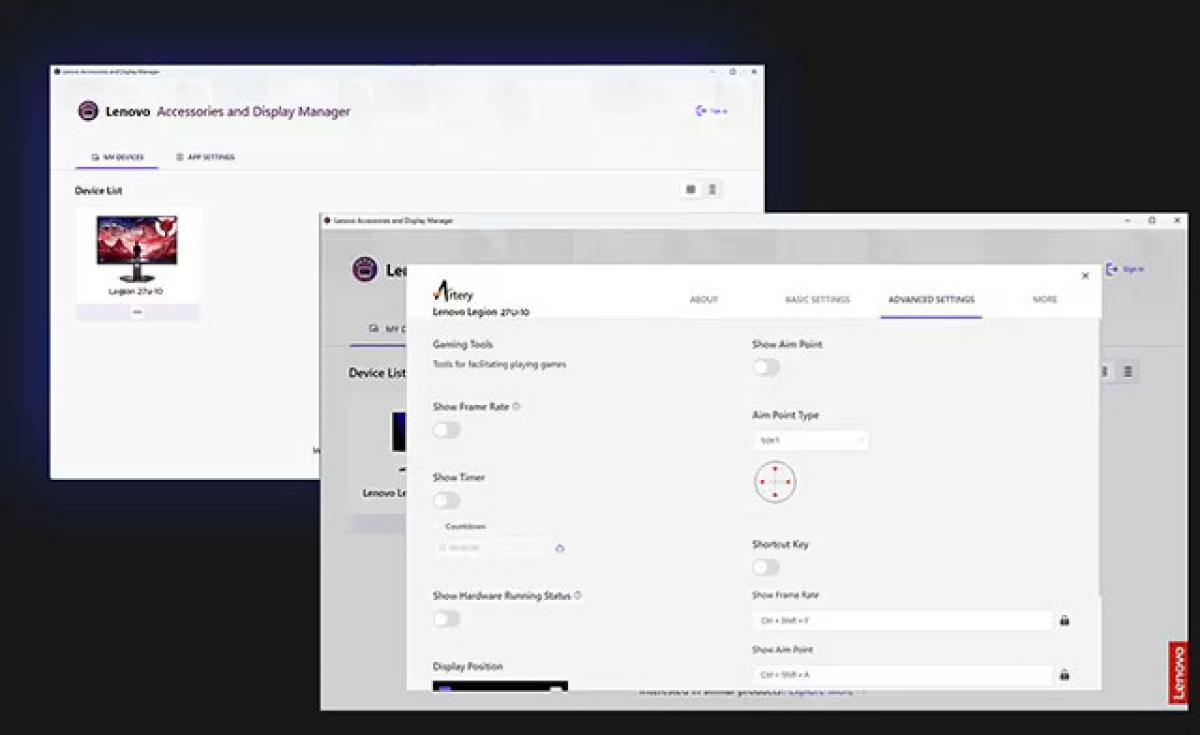 Control personalizat al afișajului