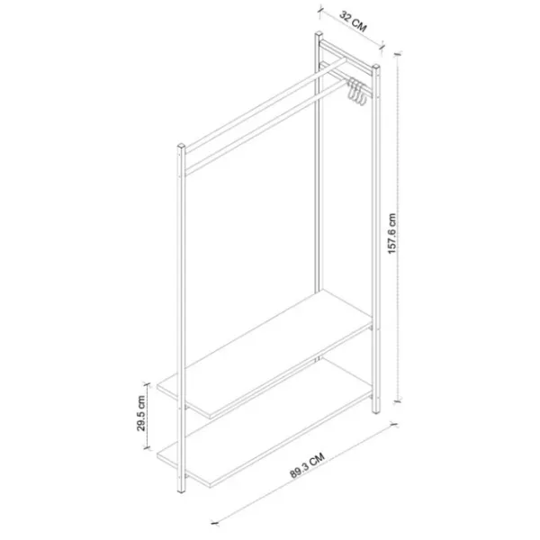 Cuier Bofigo 21-09-01 Metal / White photo 5
