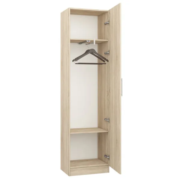 Dulap pentru haine Mobildor-Lux Practik 210 x 55 x 40 / PAL / Sonoma photo 2