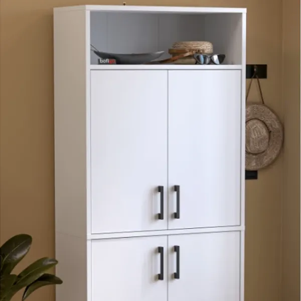 Dulap pentru încălțăminte Bofigo 18-11 170 x 72 x 32 /White /White photo 2