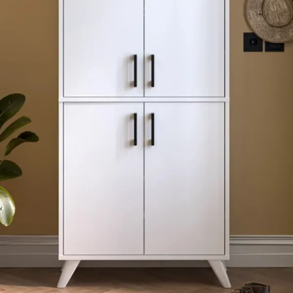 Dulap pentru încălțăminte Bofigo 18-11 170 x 72 x 32 /White /White photo 3