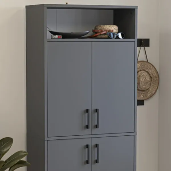 Dulap pentru încălțăminte Bofigo 18-11 170 x 72 x 32 /Anthracite /Anthracite photo 2