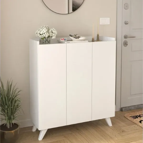 Dulap pentru încălțăminte Bofigo 12-30 102.1 x 90 x 31.8 /White /White photo 2