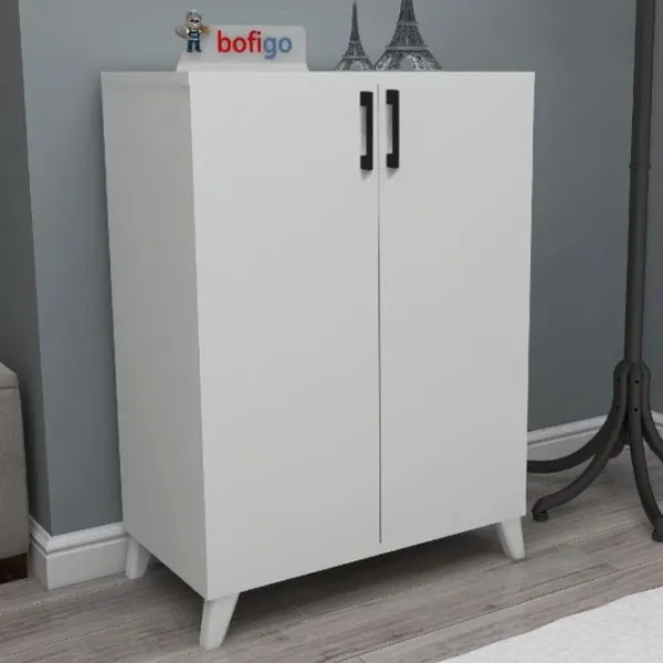 Dulap pentru încălțăminte Bofigo 12-40 87.7 x 72 x 32 /White /White photo 2