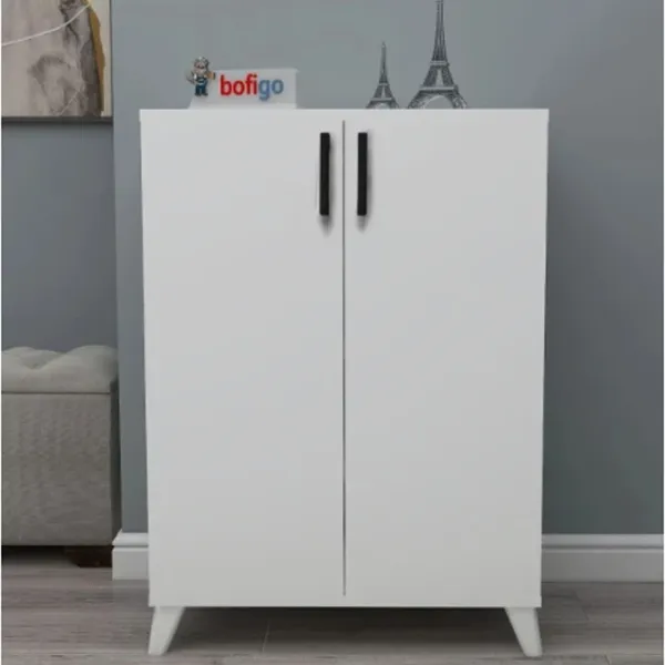Dulap pentru încălțăminte Bofigo 12-40 87.7 x 72 x 32 /White /White photo 3