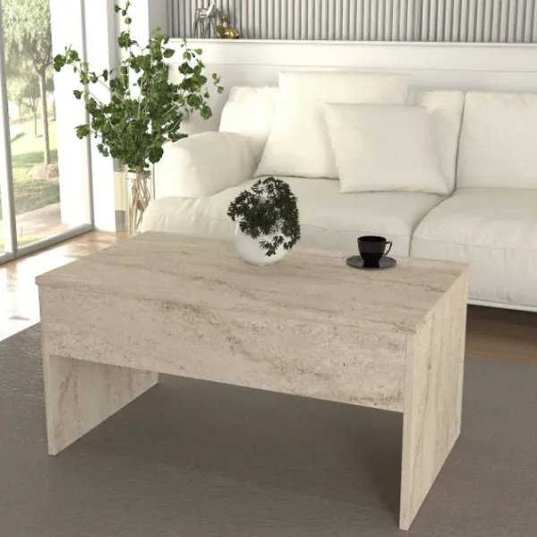 Журнальный столик Hanah Home Akilli Travertine photo 7