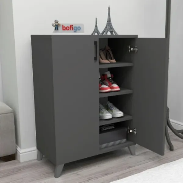 Dulap pentru încălțăminte Bofigo 12-40 87.7 x 72 x 32 /Anthracite /Anthracite photo 4