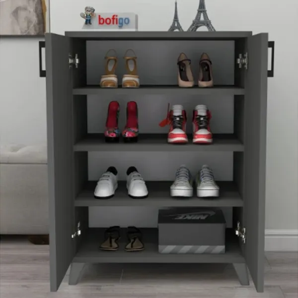 Dulap pentru încălțăminte Bofigo 12-40 87.7 x 72 x 32 /Anthracite /Anthracite photo 5