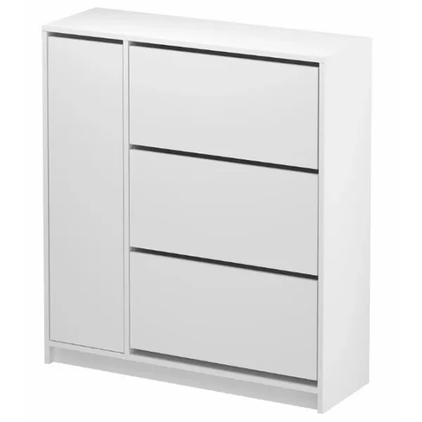 Dulap pentru încălțăminte Bofigo 18-12 116.5 x 105.2 x 35.4 /White /White photo 1