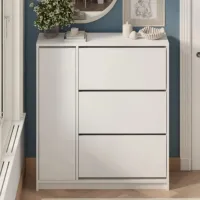 Dulap pentru încălțăminte Bofigo 18-12 116.5 x 105.2 x 35.4 /White /White photo 3