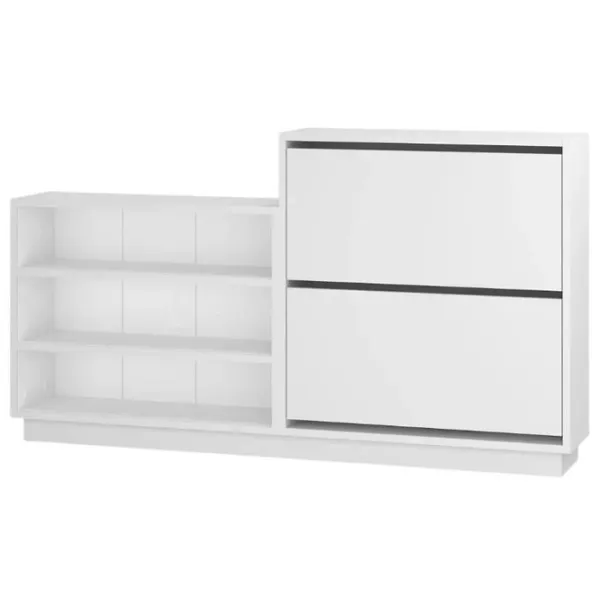Dulap pentru încălțăminte Bofigo 18-13 82 x 147 x 24.5 /White /White photo 1