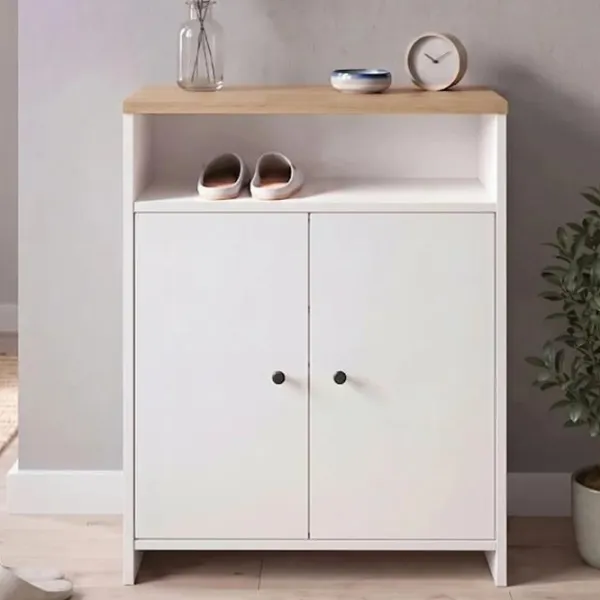 Dulap pentru încălțăminte Bofigo 18-17 86 x 62 x 35 /White /White photo 4
