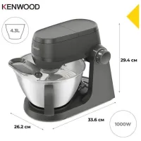 Robot de bucătărie Kenwood KHC 30.050 GY 1000 W / Gray photo 6