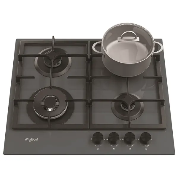 Plită încorporabilă pe gaz Whirlpool GOFL 629/ST Sticlă călită / Silver photo 2