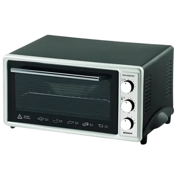 Электрическая печь HAUSBERG HB8000P 48 л / 1400 Вт / Черный photo 1