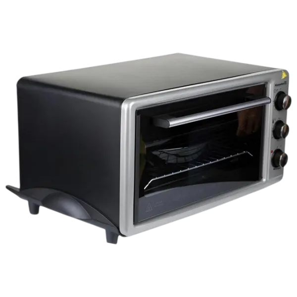 Электрическая печь HAUSBERG HB8000P 48 л / 1400 Вт / Черный photo 2