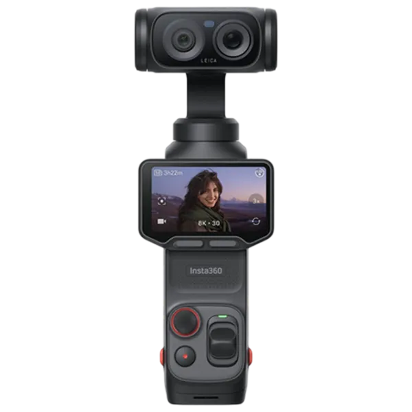 Cameră action Insta360 Luna Ultra Fill Light Bundle 50 MP / 1500 mAh / Cosmic Black