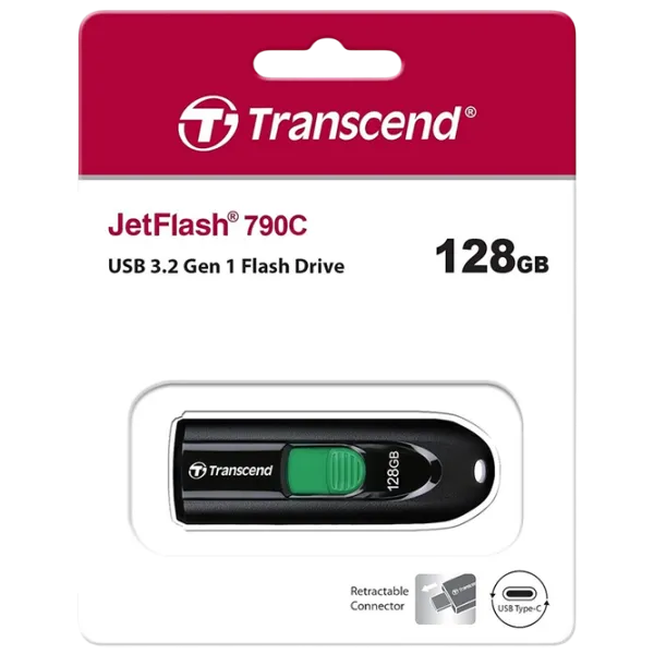 Transcend Jet Flash 790C 128 ГБ Черный photo 4