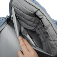 Рюкзак XD-Design Soft Tote 16" / Черный Пыльный синий / 12л photo 7