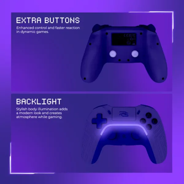 Геймпад Proove Skadi Беспроводные / 19 buttons / Черный photo 8