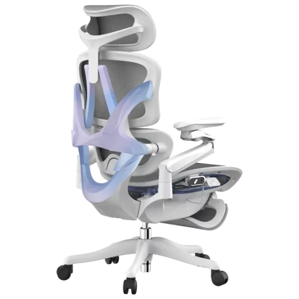 Scaun Gaming Proove Cl0ud Silver Gray photo 3