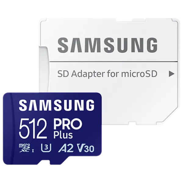 Карта памяти Samsung Pro Plus 512 ГБ MicroSD / UHS-I (U3) photo 1