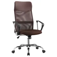 Fotoliu de birou LUMI CH05-62 Stofă/ Brown Gray