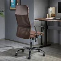 Fotoliu de birou LUMI CH05-62 Stofă/ Brown Gray photo 10