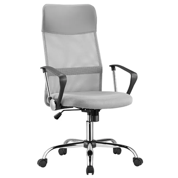 Fotoliu de birou LUMI CH05-62 Stofă/ Gray Black photo 1