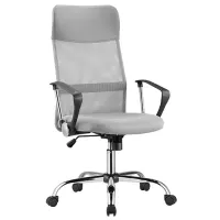 Fotoliu de birou LUMI CH05-62 Stofă/ Gray Black
