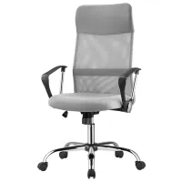 Fotoliu de birou LUMI CH05-62 Stofă/ Gray Black photo 2