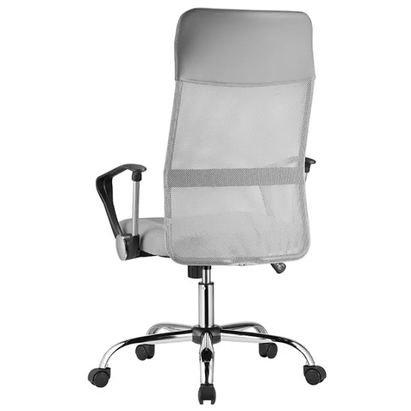 Fotoliu de birou LUMI CH05-62 Stofă/ Gray Black photo 3