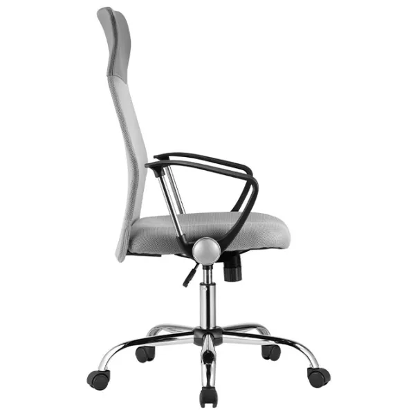 Fotoliu de birou LUMI CH05-62 Stofă/ Gray Black photo 5