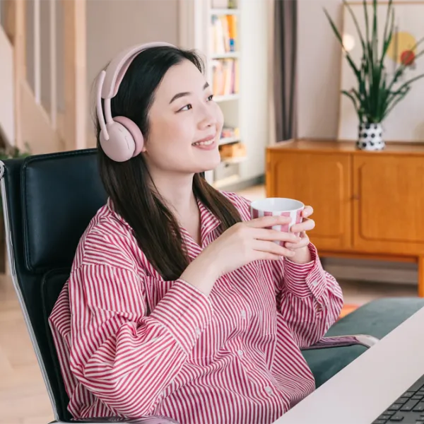Наушники Logitech Zone Wireless 2 ES Розовый Беспроводные/ Для офиса photo 5