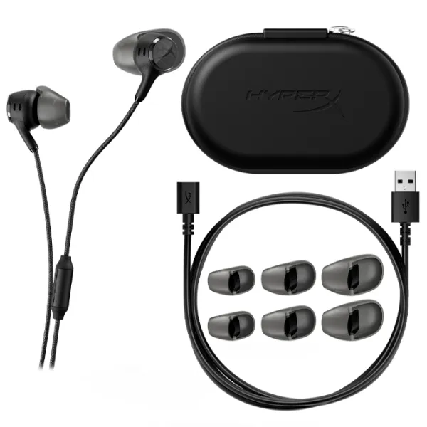 Căști HyperX Cloud Earbuds III S Black Cu fir/ Gaming photo 4