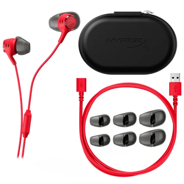 Căști HyperX Cloud Earbuds III S Red Cu fir/ Gaming photo 4